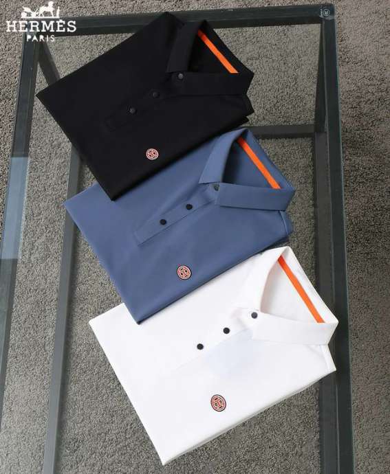 Picture of Hermes Polo Shirt Short _SKUHermesM-3XL26rn2220473
